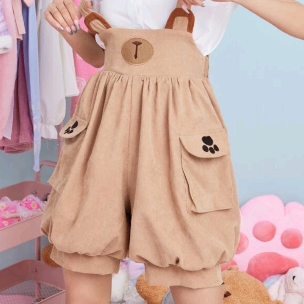 Bear Overall Romper